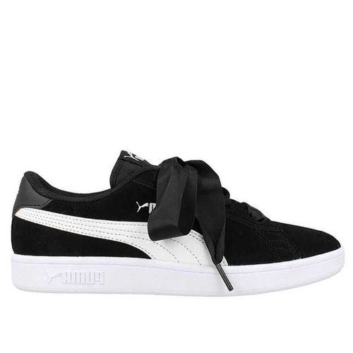 Baskets Basses Puma Smash V2 Ribbon Jr - Noir - 38 1/2