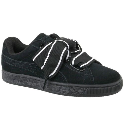 Suede Heart Satin 2 Wn's Femme Puma 364084 - Noir - 37