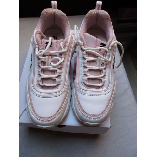 Baskets Blanc Et Rose, 37