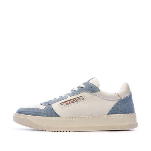 Baskets Blanche/Bleu Homme Replay Bring Reload - 44