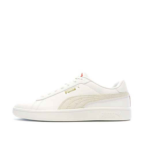 Baskets Blanches/Beiges Homme Puma Smash 3.0 - 41