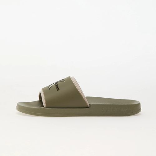 Baskets Calvin Klein Jeans Slide Rubber Neopren Green Eur 41