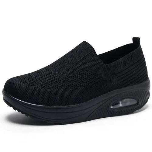 Baskets Canises Dcontractes Et Respirantes Pour Femme,Chaussures Plates  Semelles Compenses,Idal Pour La Marche,Collection t - 39