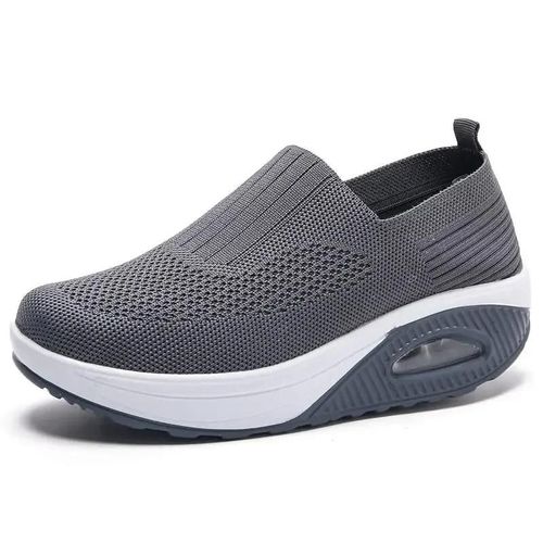 Baskets Canises Dcontractes Et Respirantes Pour Femme,Chaussures Plates  Semelles Compenses,Idal Pour La Marche,Collection t - 40