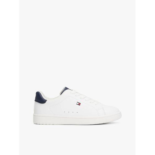 Baskets Colour-Pop  Drapeau Low Cut Lace-Up Sneaker/White/Blue - 30