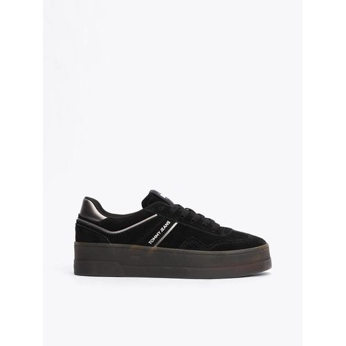 Baskets Compenses The Greenwich En Daim The Greenwich Flatform Elevated/Black - 38