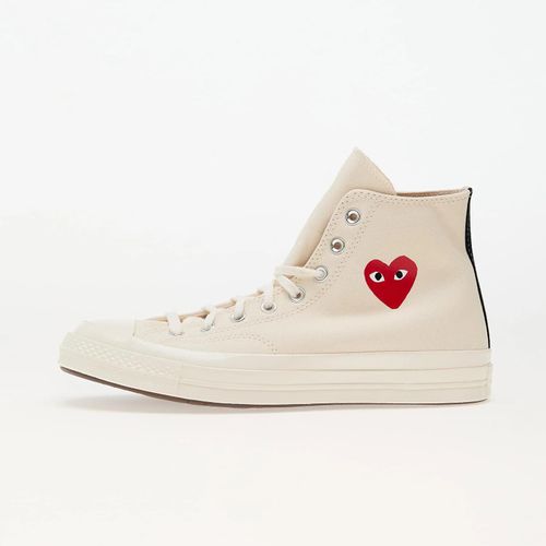 Baskets Converse X Comme Des Garons Play Chuck 70 Hi Milk/ Red/ Black Eur 41.5