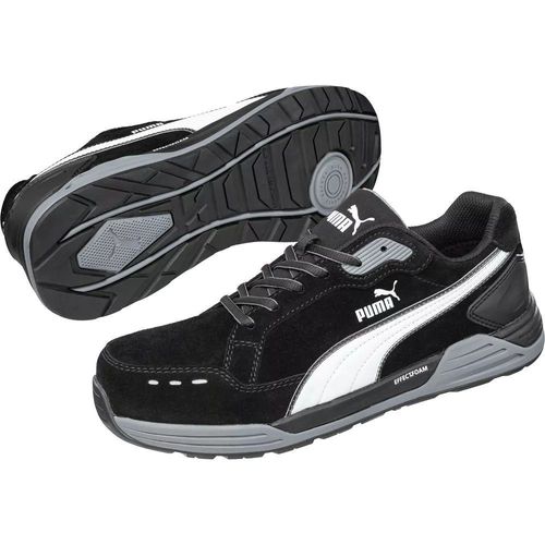 Baskets De Scurit Basses Puma Safety Airtwist Black Low S3 Esd Hro Src - 45