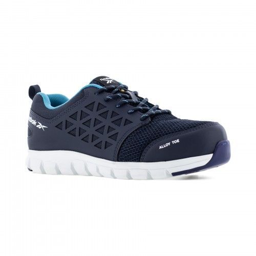 Baskets De Scurit Excel Light S1p Src Esd Navy Et Bleu Clair Taille 36 Reebok