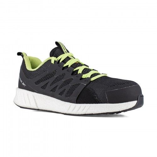 Baskets De Scurit Fusion Flexweave Safety S1p Src - Noir / Vert Fluo - Taille 46 Reebok
