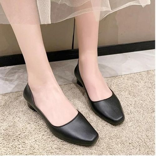 Baskets Dcontractes  Talons Bas Pour Femme,Chaussures Plates  Enfiler Carres,Bouche Peu Profonde,Mignonnes,t 2024 - 37