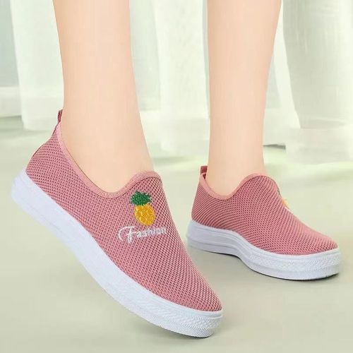 Baskets Dcontractes En Maille Pour Femmes,Chaussures Plates Respirantes,Baskets Confortables Et Lgres,Mocassins  Enfiler,t - 39