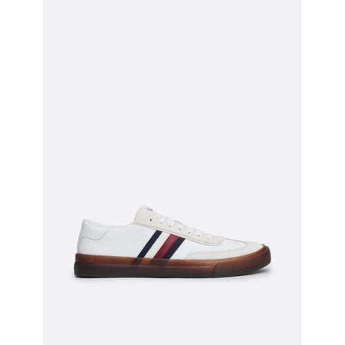 Baskets En Cuir  Lacets Et Bande Emblmatique Th Cupset Terrace/White - 46