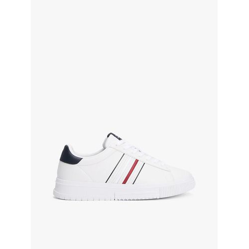 Baskets En Cuir  Logo En Relief Modern Cupsole Stripes Lth/White - 46