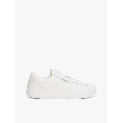 Baskets En Cuir  Quartiers Contrasts Tjw Cupsole Sneaker Ess/Ecru - 37