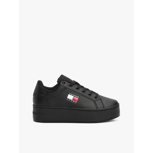 Baskets En Cuir Compenses Tjw Flatform Ess/Black - 36