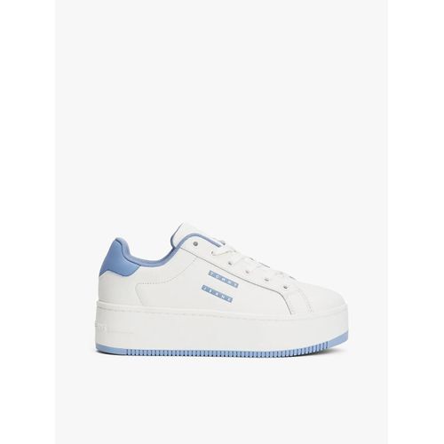 Baskets En Cuir Compenses Tjw Flatform Ess/Clear Water - 41