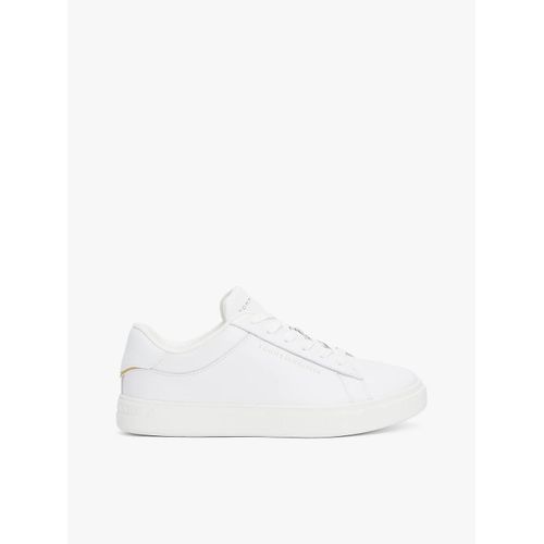Baskets En Cuir Essential Court Sneaker/White - 36