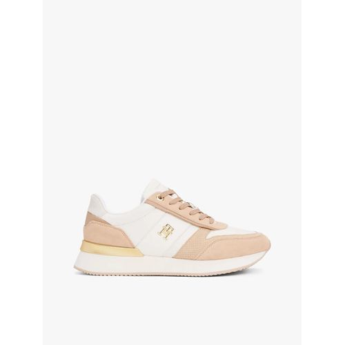 Baskets En Cuir Mtallis Multitextures Th Fashion Runner/Ancient White/Misty Blush - 38