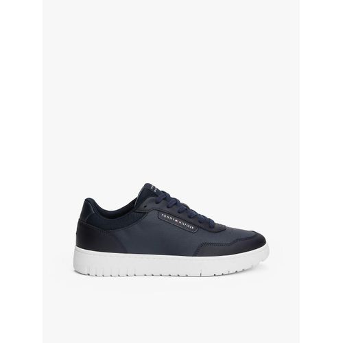 Baskets En Cuir Multitextures Th Basket Core Lth Pinperf/Navy Blue - 48