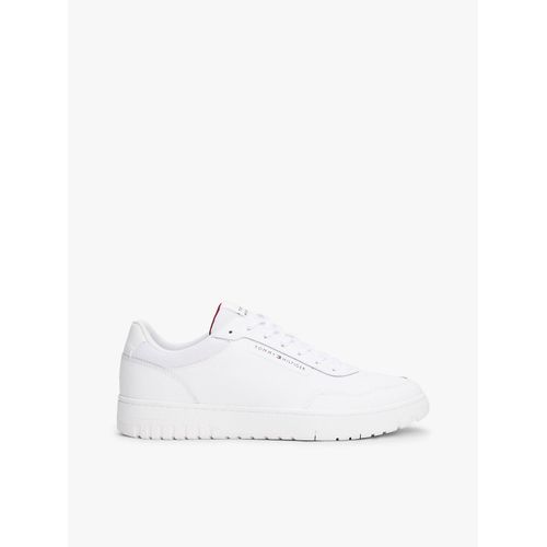 Baskets En Cuir Multitextures Th Basket Core Lth Pinperf/White - 48