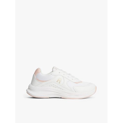 Baskets En Maille  Monogramme Th Low Cut Lace-Up Sneaker/White/Nude - 37