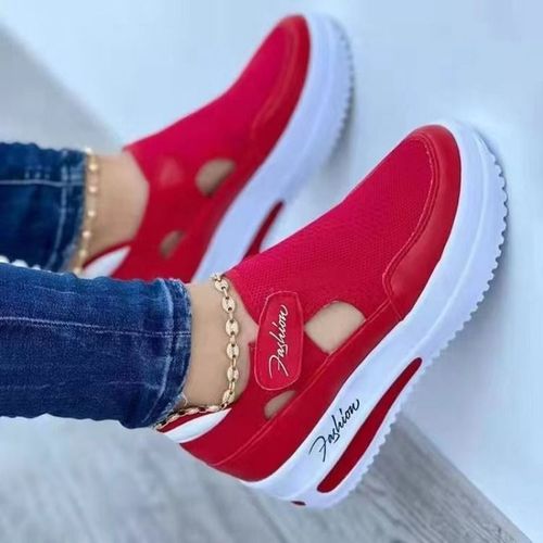 Baskets En Maille Pour Femmes,Chaussures  Plateforme Dcontractes,Ares,Classiques,Mode Solide,2024 - 38