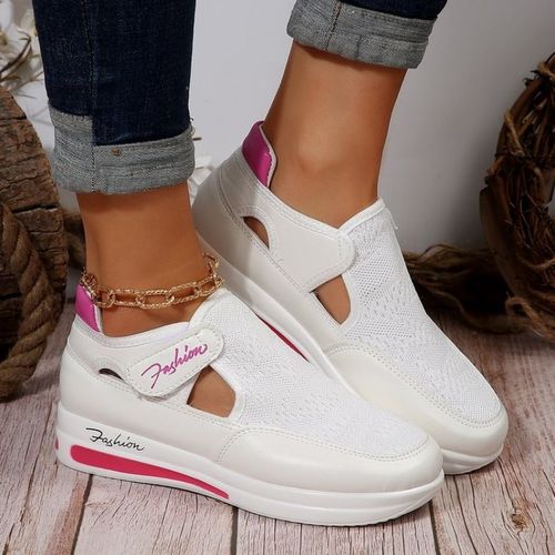 Baskets En Maille Pour Femmes,Chaussures  Plateforme Dcontractes,Ares,Classiques,Mode Solide,2024 - 38