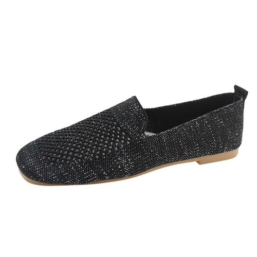 Baskets En Tissu Maill Ray Pour Femmes,Chaussures Dcontractes Confortables,Mocassins Respirants,Semelle Souple Sur Le Ct - 39