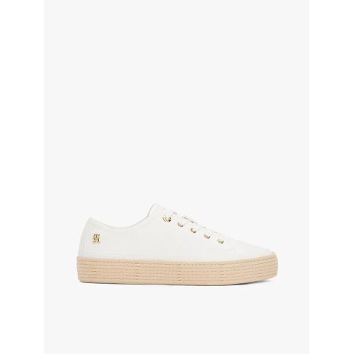 Baskets En Toile  Dtail Corde Et Monogramme Vulc Espadrille Sneaker/Off White - 37