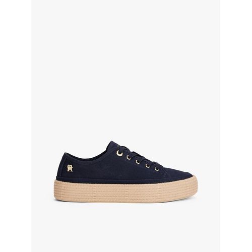 Baskets En Toile  Dtail Corde Et Monogramme Vulc Espadrille Sneaker/Space Blue - 38