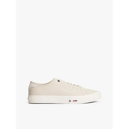 Baskets En Toile  Dtail Emblmatique Th Hi Vulc Street Canvas/Newsprint Beige - 45