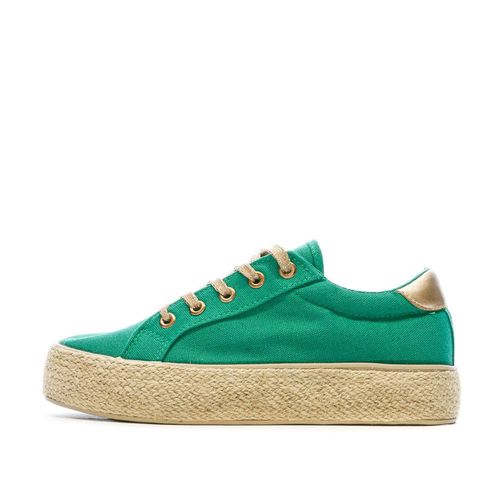 Baskets En Toile Vertes Femme Vert Cache Cache Choescapa - 40