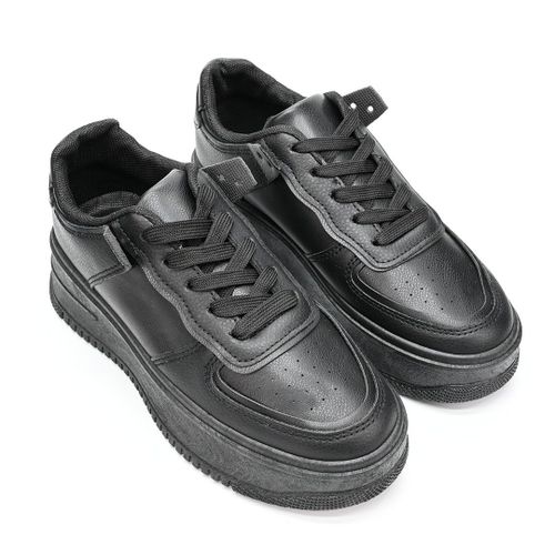Baskets Femme,  Plateforme, Ps157, Noir 36 Eu