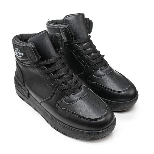 Baskets Femme  Talons Hauts, En Cuir cologique, Ps084, Noir 37 Eu