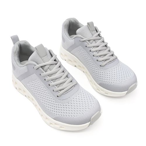 Baskets Femme, En Textile, Ps033, Gris 40 Eu