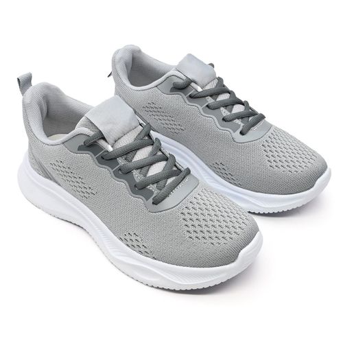 Baskets Femme, En Textile, Ps036, Gris 40 Eu