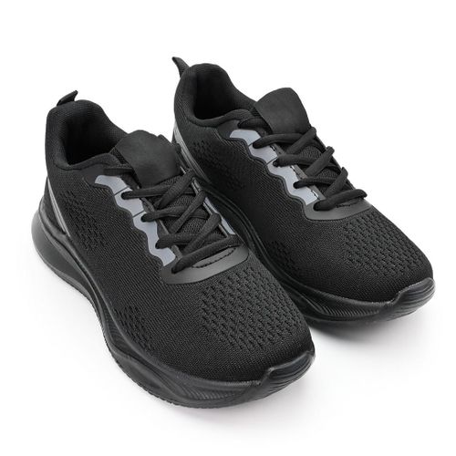 Baskets Femme, En Textile, Ps036, Noir 40 Eu