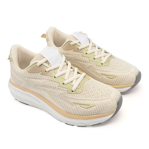 Baskets Femme, En Textile, Ps053, Beige 38 Eu