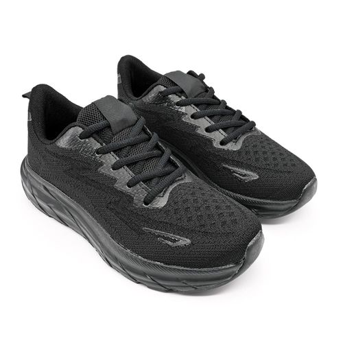 Baskets Femme, En Textile, Ps053, Noir 36 Eu