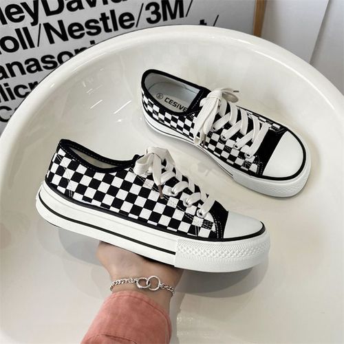 Baskets Montantes En Toile Pour Femmes,Chaussures Dcontractes Pour tudiants,Mode D't - 38