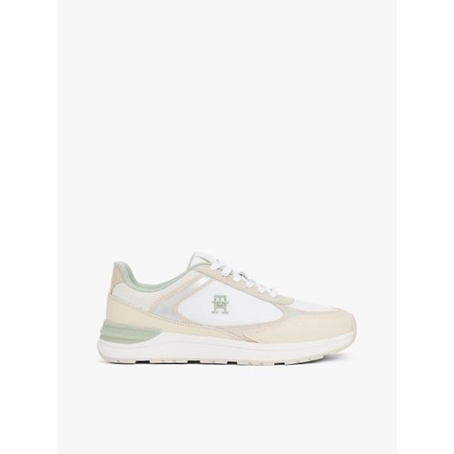 Baskets Multitextures En Cuir Casual Fashion Runner Lthr Mix/White/Beige - 41