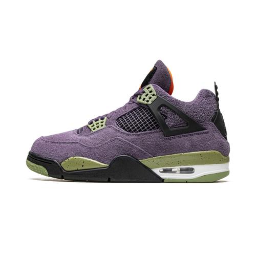 Baskets Nikee Airs Jordann 4 Retro Mid Canyon Purple Homme Taille-43