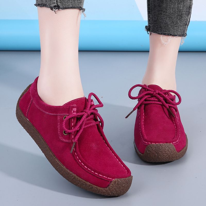 Baskets Plates En Cuir Sud Pour Femmes,Mocassins De Crateurs,Chaussures Dcontractes,Chaussures Pour Dames,Grande Taille,2024 - 43