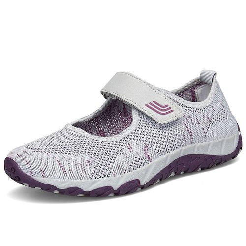 Baskets Plates En Maille Respirante Pour Femmes,Chaussures  Plateforme Dcontractes,Mode Printemps Et Automne, - 38