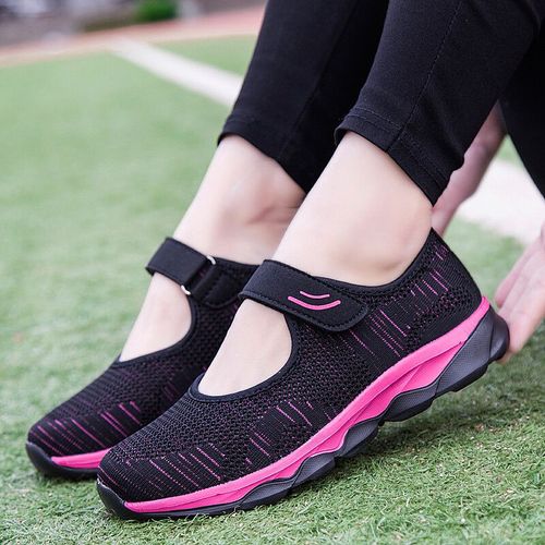 Baskets Plates En Maille Respirante Pour Femmes,Chaussures  Plateforme Dcontractes,Mode Printemps Et Automne, - 41
