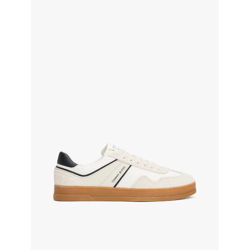 Baskets The Greenwich En Cuir Multitextures The Greenwich Mix Media/Newsprint Beige - 41