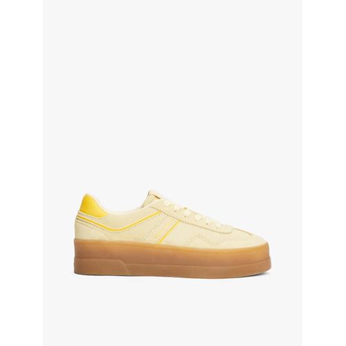 Baskets The Greenwich En Daim Compenses The Greenwich Flatform Suede/Frozen Custard - 40
