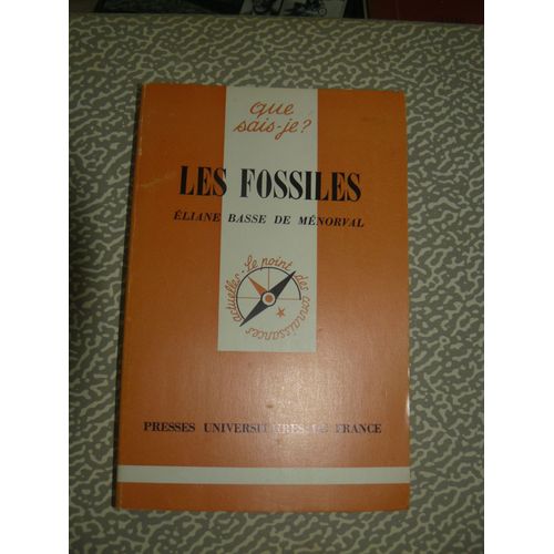 Les Fossiles   de Basse De Menorval E.  Format Poche 