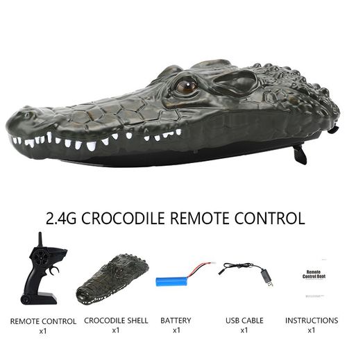 Bateau De Crocodile Tlcommand, 2.4g, Flottant, Jouet De Simulation